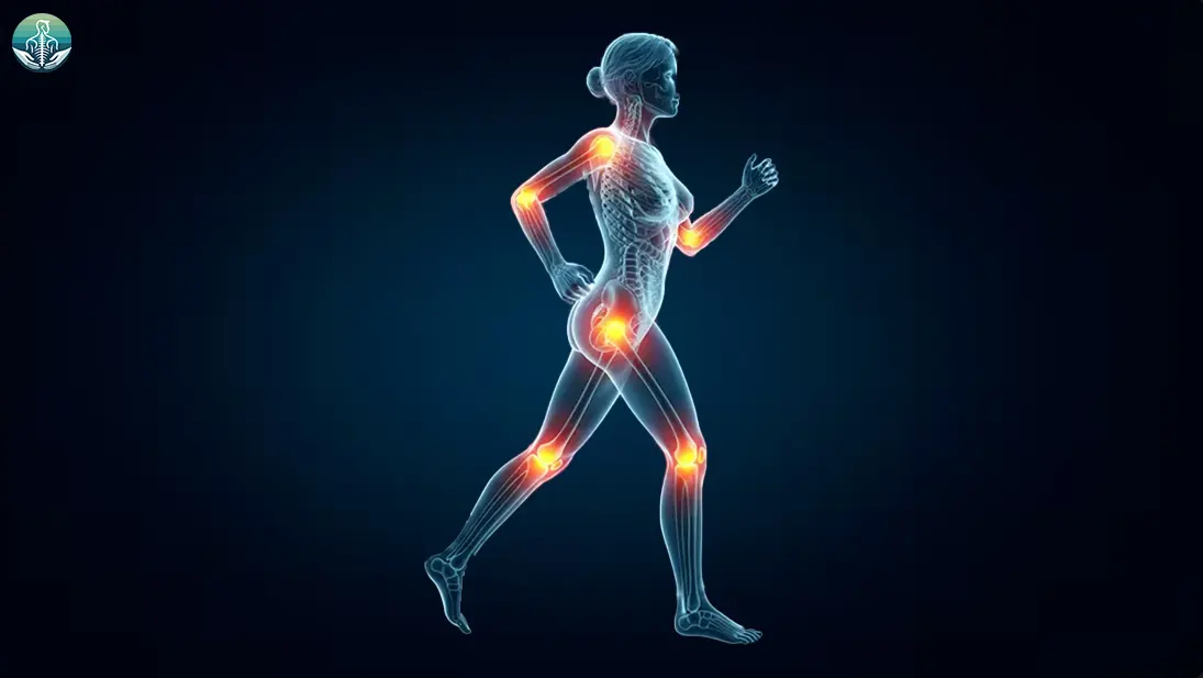 full body pain physiotherapy treatment highlighting neck back and knee pain areas at home in Kuwait