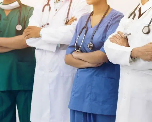 Professional medical team providing home healthcare and physiotherapy services in Kuwait