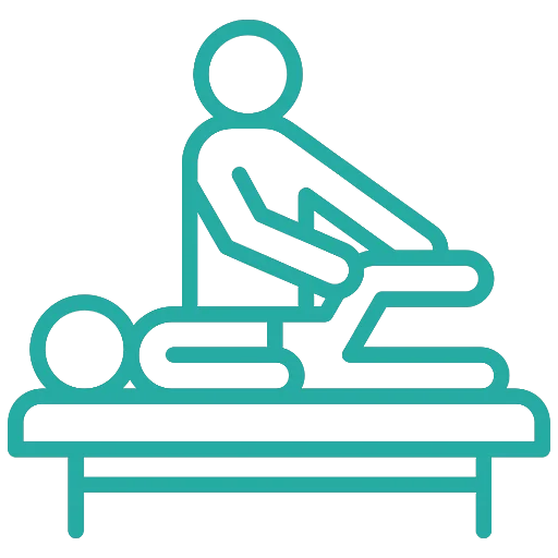 Home physiotherapy treatment session with patient in Kuwait